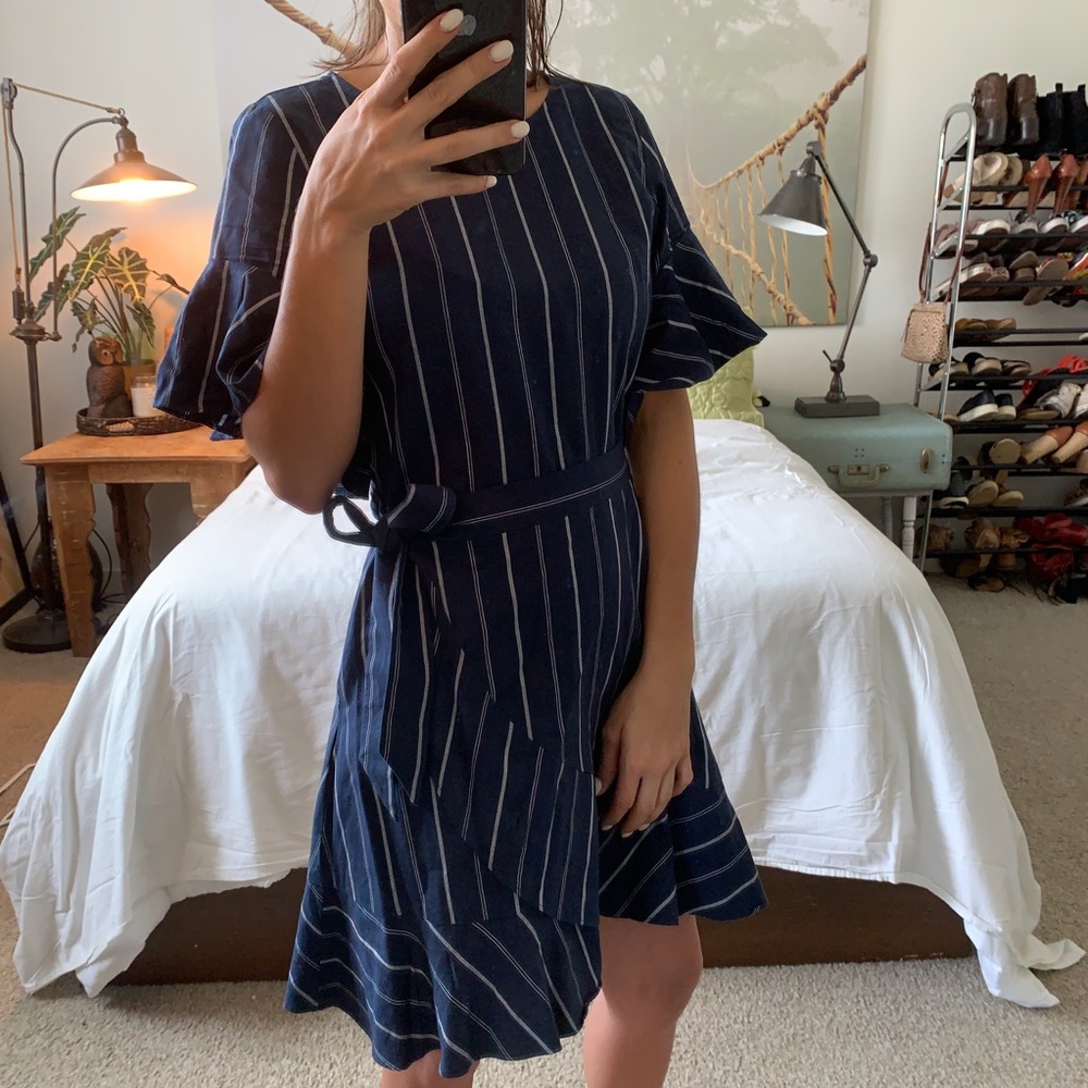 Express Faux-Wrap XS Dress